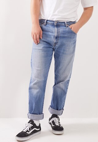 VINTAGE LEVI'S 521 STRAIGHT LEG DENIM JEANS