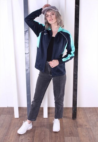VINTAGE 90S NIKE ZIP UP TRACK JACKET. SPORTS JACKET. UNISEX
