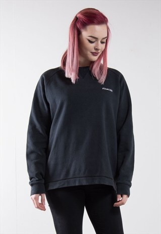 90'S NAVY BLUE REEBOK CREW NECK SWEATSHIRT JUMPER