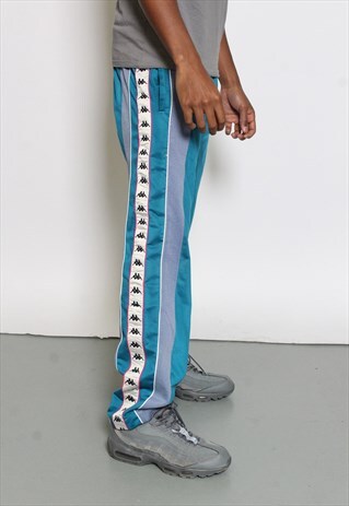 VINTAGE KAPPA TRACK PANTS BLUE