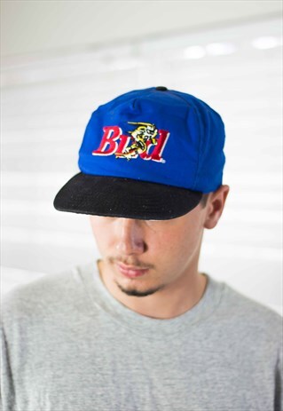 VINTAGE BUDWEISER AMERICAN FOOTBALL CAP HAT LOGO 90S X 3