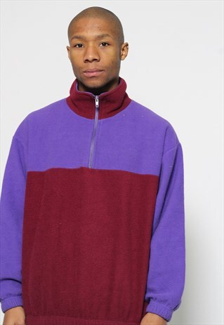 VINTAGE COLOUR BLOCK FLEECE