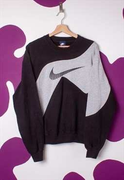 black vintage nike sweater
