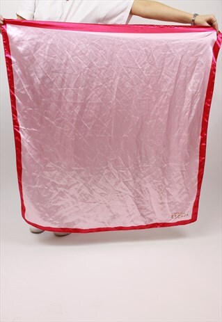 VINTAGE SATIN PINK SCARF