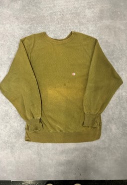 Vintage Champion Reverse Weave Sweatshirt Embroidered Logo