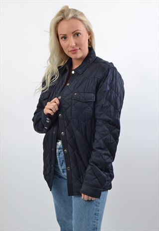BLUE TOMMY HILFIGER QUILTED JACKET GRH2209