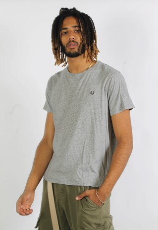 VINTAGE FRED PERRY T-SHIRT GREY