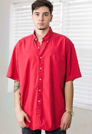 VINTAGE RALPH LAUREN SHIRT LOGO 90S XL 8.5