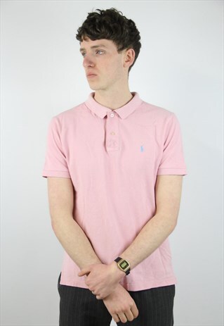 VINTAGE POLO RALPH LAUREN PINK POLO SHIRT