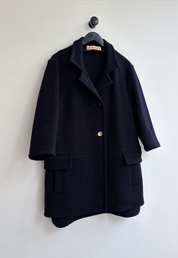 Marni Lana Wool Heavy Coat Jacket