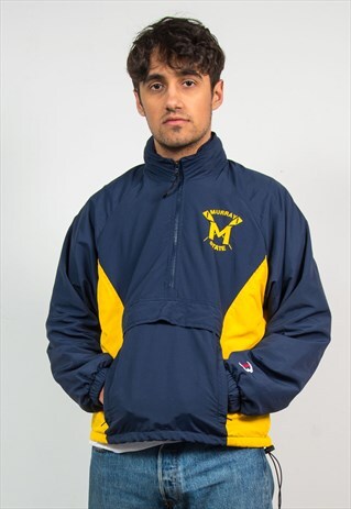 QUARTER ZIP LIGHTWEIGHT JACKET TRACK TOP MURRAY STATE CREW