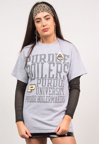 VINTAGE USA T-SHIRT PURDUE BOILERMAKERS BASKETBALL