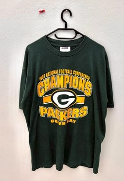 Vintage greenbay packers NFL 1997 T-shirt green large 