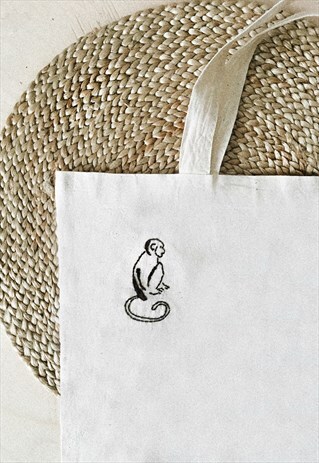 HAND EMBROIDERED ECO SHOPPING BAG
