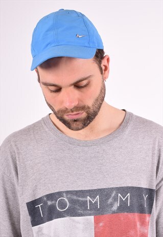 NIKE MENS VINTAGE CAP ONE SIZE BLUE 90'S