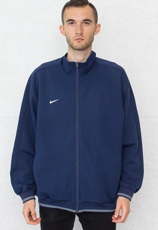 VINTAGE NAVY NIKE TRACK JACKET