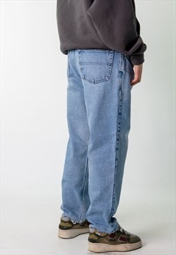 Blue Denim 90s Tommy Hilfiger  Cargo Skater Trousers Pants
