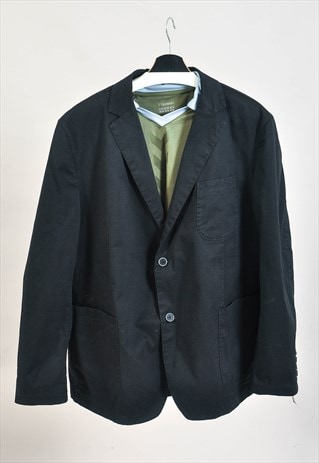 VINTAGE 00S BLAZER JACKET IN BLACK