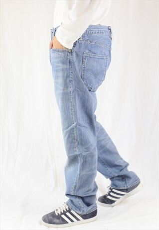 MENS VINTAGE LEVIS 501 JEANS W34 L30 STONEWASHED STRAIGHT