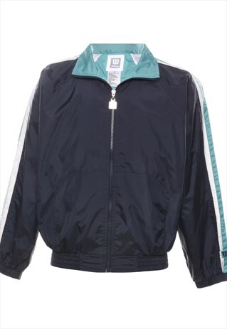 BEYOND RETRO VINTAGE WILSON NYLON JACKET - M