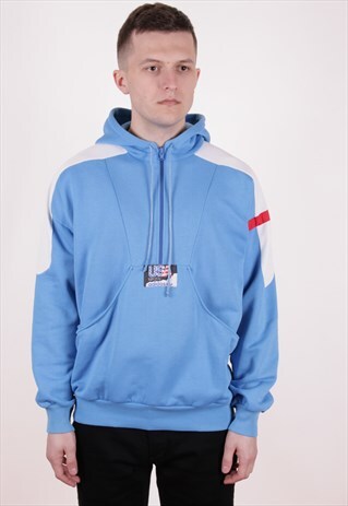 90S VINTAGE ADIDAS 1/4 ZIP HOODIE AA9975