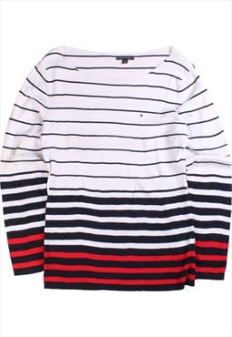 Tommy Hilfiger  Knitted Striped Crewneck Jumper / Sweater XL