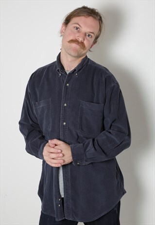 90S LEE BLUE CORDUROY SHIRT