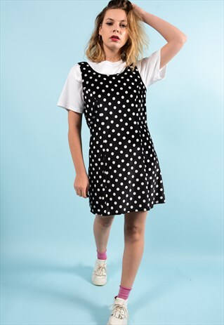 SPOTTY VELVET DRESS