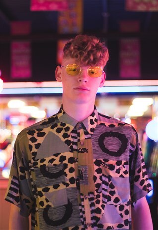 90'S INSPIRED UNISEX HEXAGONAL SUNGLASSES