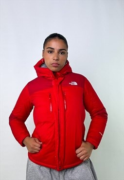 Red 90s The North Face Hyvent Puffer Jacket Coat