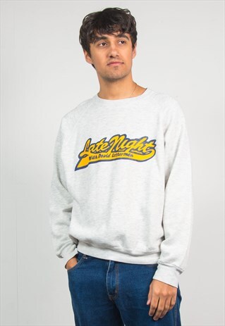 VINTAGE USA SWEATSHIRT LATE NIGHT WITH LETTERMAN