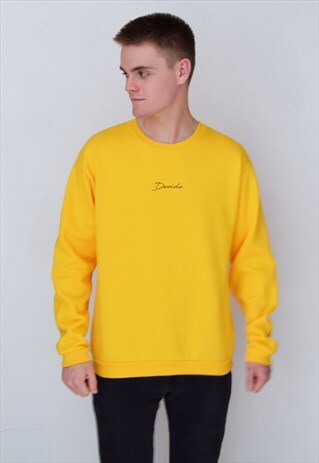 YELLOW DECIDE SWEATSHIRT