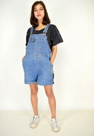 dungarees short asos marketplace denim jumpsuits playsuits