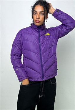Purple y2ks The North Face 600 Series Puffer Jacket Coat
