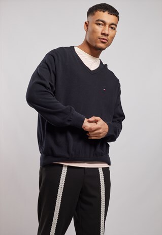 VINTAGE TOMMY HILFIGER V-NECK JUMPER