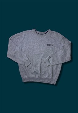 vintage grey reebok 90s large sweater jumper