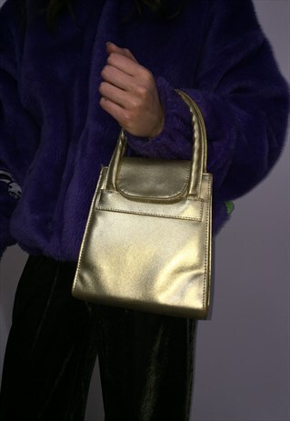 VINTAGE 80 UNIQUE BEAUTIFUL GOLD BAG