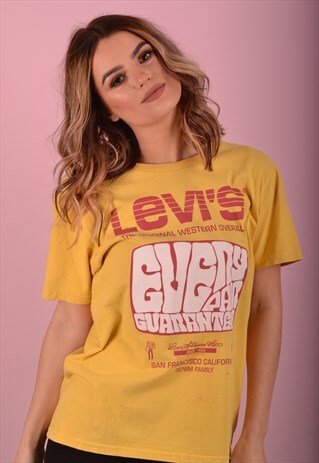 YELLOW LEVI'S T-SHIRT GBT4442