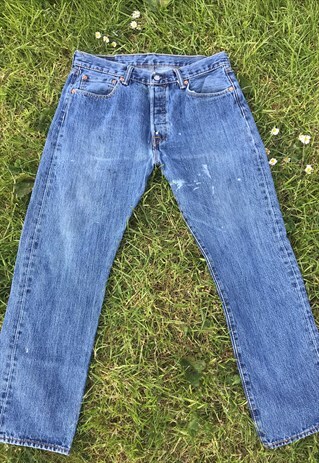 VINTAGE 90'S PAINTERS 501 BUTTON FLY LEVI JEANS