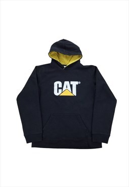 Vintage Cat Caterpillar Big logo hoodie jumper pullover