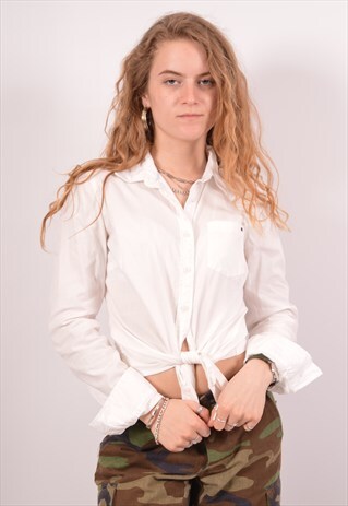 VINTAGE TOMMY HILFIGER SHIRT WHITE