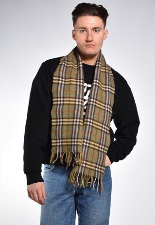1990S BURBERRY NOVA CHECK SCARF