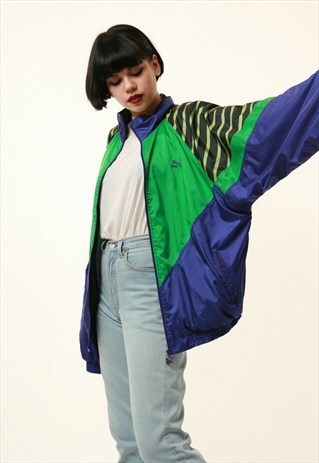 90S VINTAGE PUMA OLDSCHOOL SHELL JACKET 13745