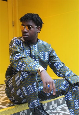 AFRICAN PRINT SHIRT - DASHIKI SHIRT - AFRICAN TOP -