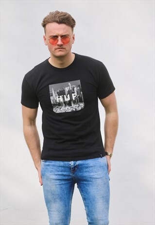 HUF USA Y2K BLOCK T SHIRT