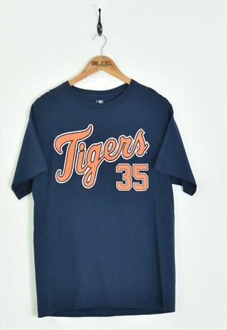 Vintage Tigers T-Shirt Blue Medium