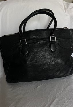 Vintage Liebeskin Berlin Black Leather Shoulder Bag
