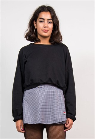 VINTAGE FILA BLUE DOGTOOTH TENNIS SKIRT