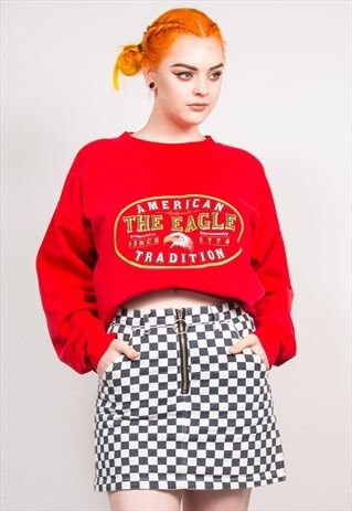 90'S VINTAGE AMERICAN EAGLE USA SWEATSHIRT JUMPER