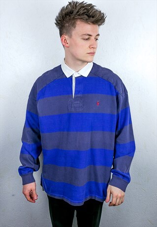 VINTAGE RALPH LAUREN RUGBY POLO SHIRT